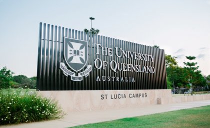 The entrance to the University of Queensland's St Lucia Campus.